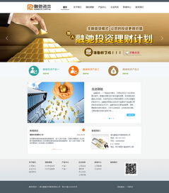 金融网站建设 网页 企业官网 一立米设计
